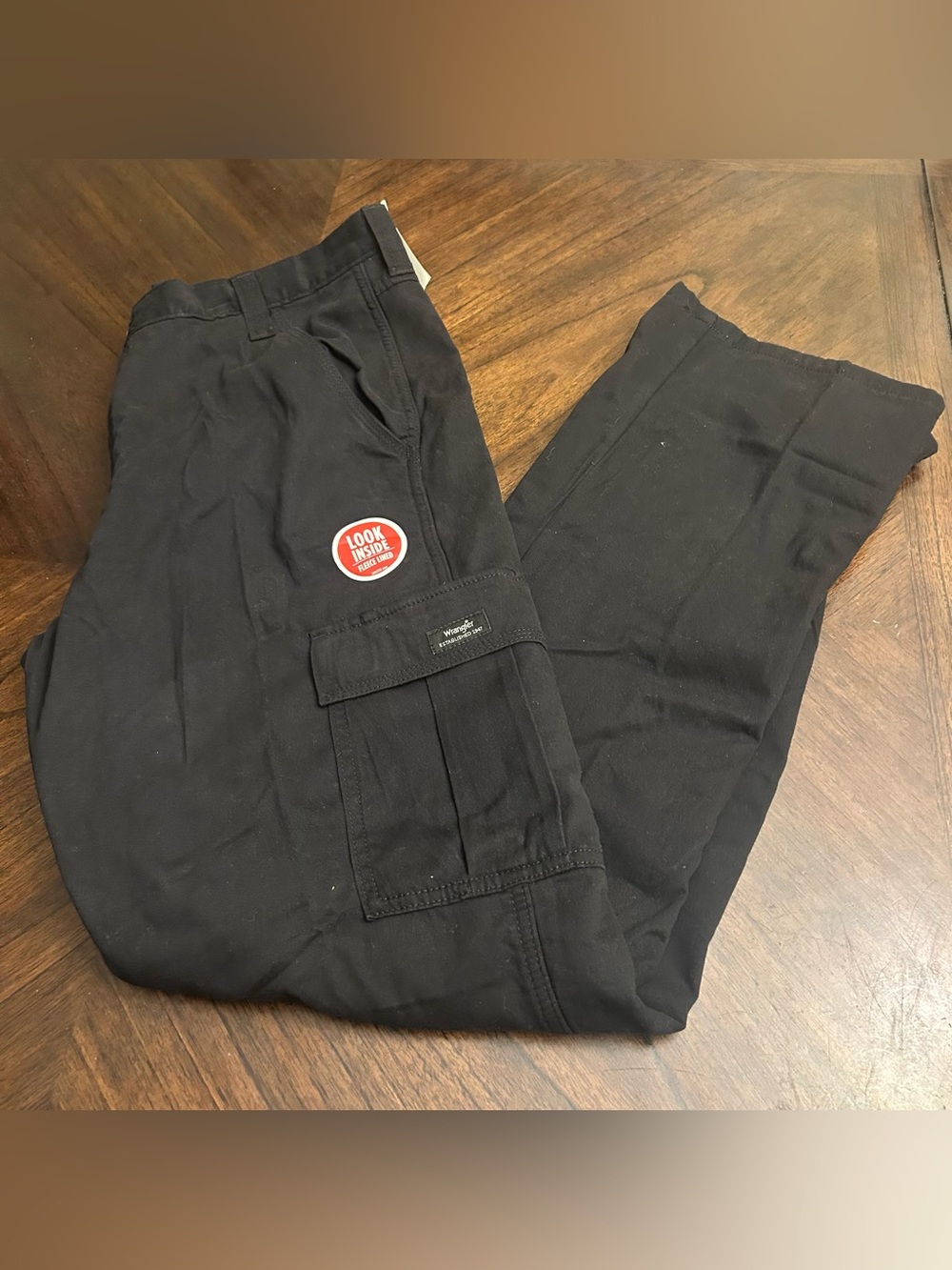 Wrangler Men S Relaxed Fit Fleece Lined Cargo Pant 34x34 New
